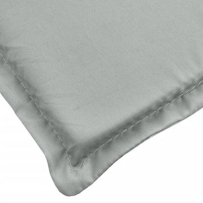 Cuscino per Lettino Prendisole Grigio Chiaro Mélange 200x50x4cm | homemem39