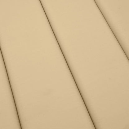 Cuscino per Lettino Prendisole Beige Mélange 200x50x4cm Tessuto | homemem39