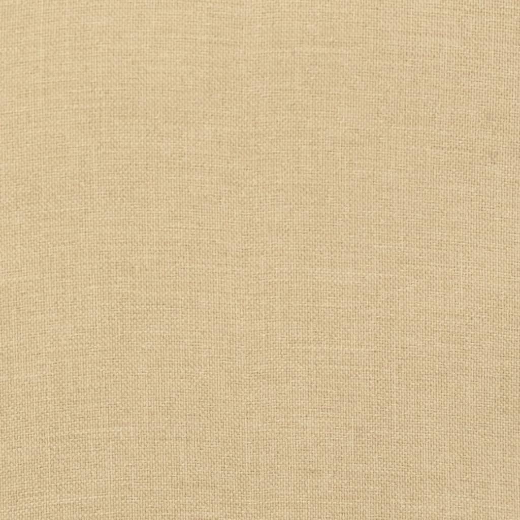 Cuscino per Lettino Prendisole Beige Mélange 200x50x4cm Tessuto | homemem39
