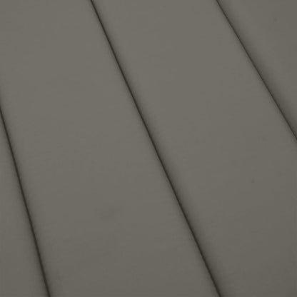 Cuscino per Lettino Prendisole Grigio Scuro Mélange 200x60x4 cm | homemem39