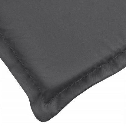 Cuscino per Lettino Prendisole Antracite Mélange 200x70x4 cm | homemem39