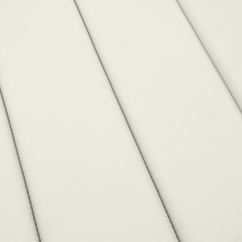 Cuscino per Lettino Prendisole Crema Mélange 200x70x4cm Tessuto | homemem39