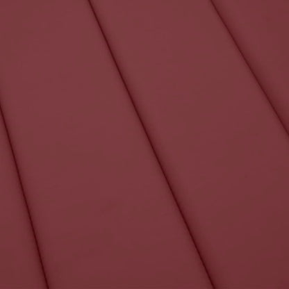 Cuscino per Lettino Prendisole Rosso Vino Mélange 200x70x4cm | homemem39