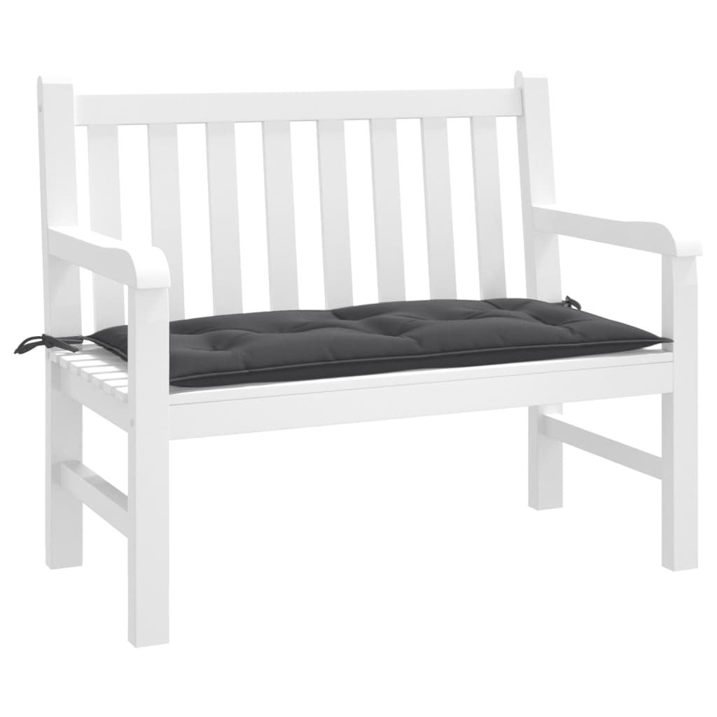 Cuscino Panca Giardino Antracite Mélange 100x50x7cm Tessuto | homemem39