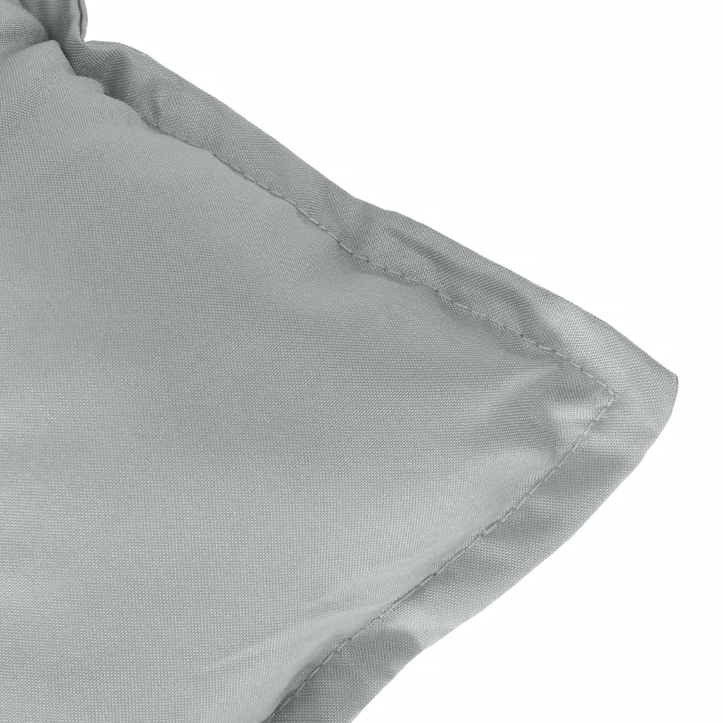 Cuscino Panca Giardino Grigio Chiaro Mélange 100x50x7cm Tessuto | homemem39