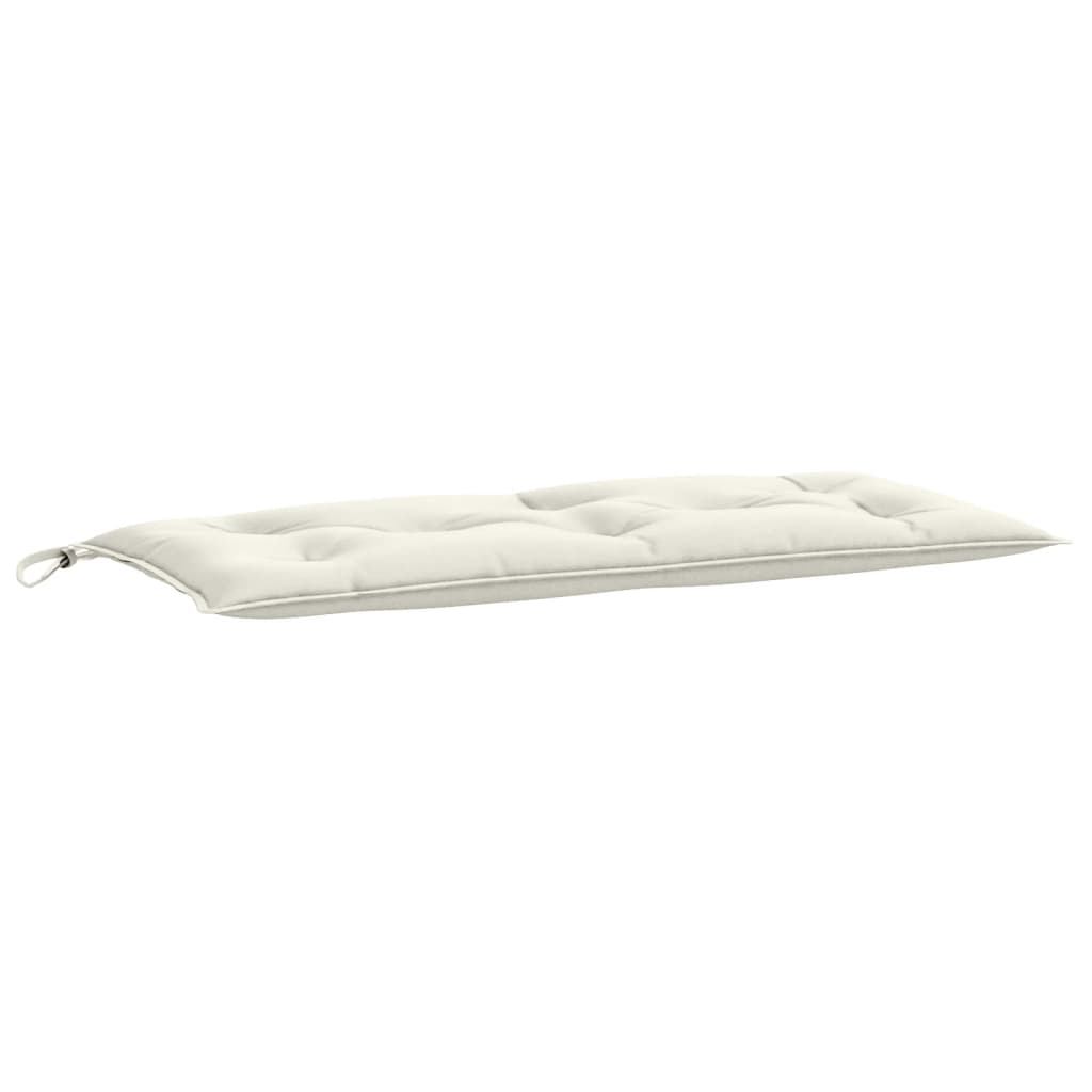 Cuscino Panca Giardino Crema Mélange 100x50x7 cm Tessuto | homemem39