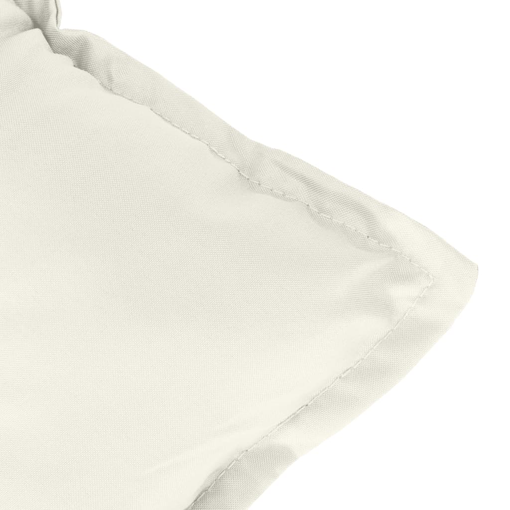Cuscino Panca Giardino Crema Mélange 100x50x7 cm Tessuto | homemem39