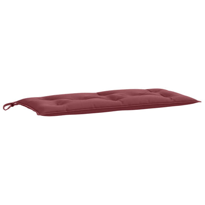 Cuscino Panca Giardino Rosso Vino Mélange 100x50x7 cm Tessuto | homemem39
