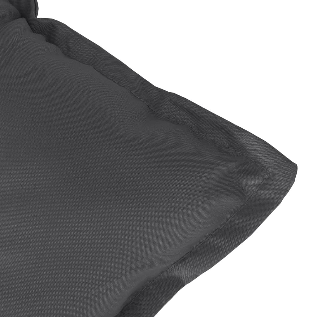 Cuscino Panca Giardino Antracite Mélange 120x50x7 cm Tessuto | homemem39
