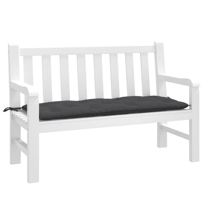 Cuscino Panca Giardino Antracite Mélange 120x50x7 cm Tessuto | homemem39