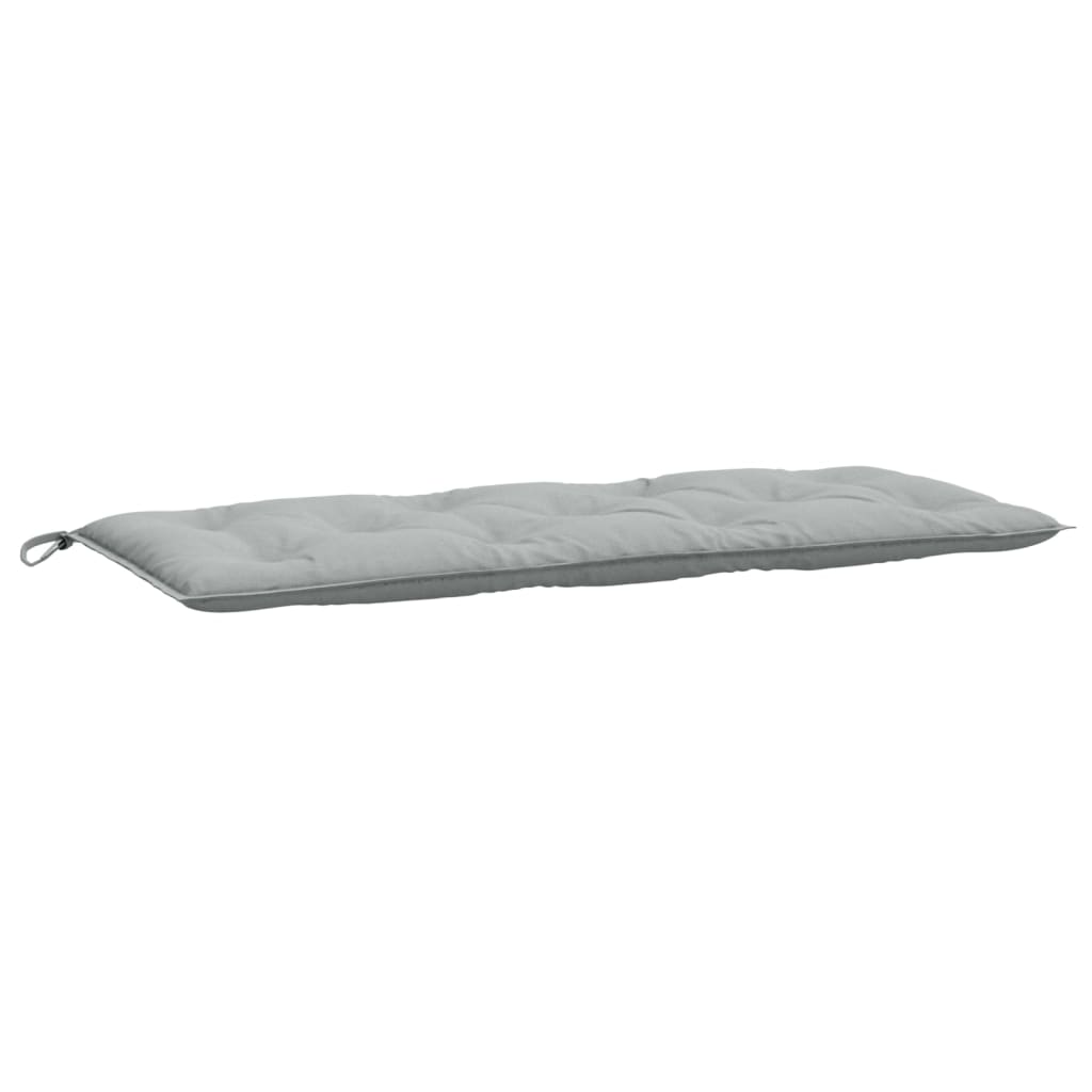 Cuscino Panca Giardino Grigio Chiaro Mélange 120x50x7cm Tessuto | homemem39