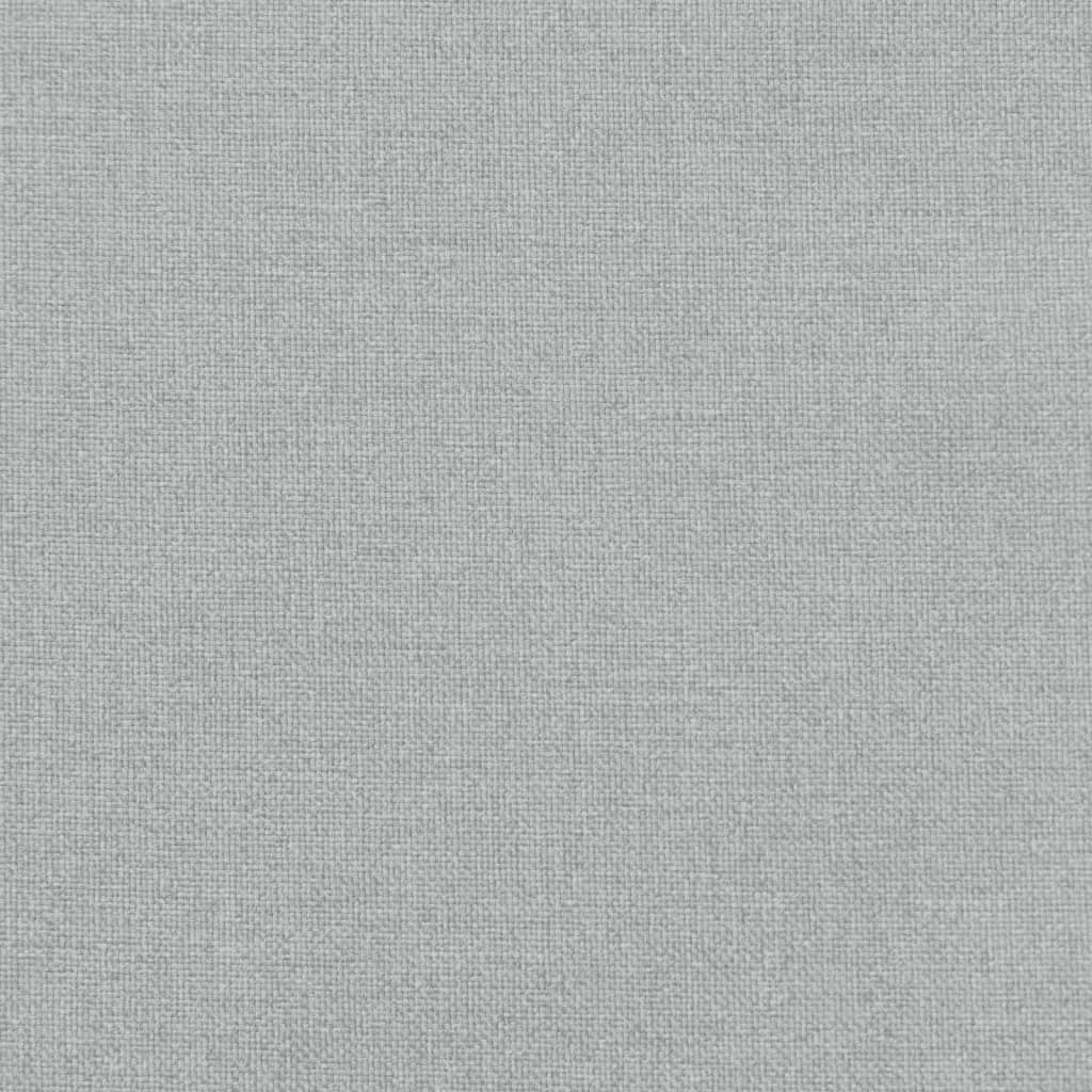 Cuscino Panca Giardino Grigio Chiaro Mélange 120x50x7cm Tessuto | homemem39