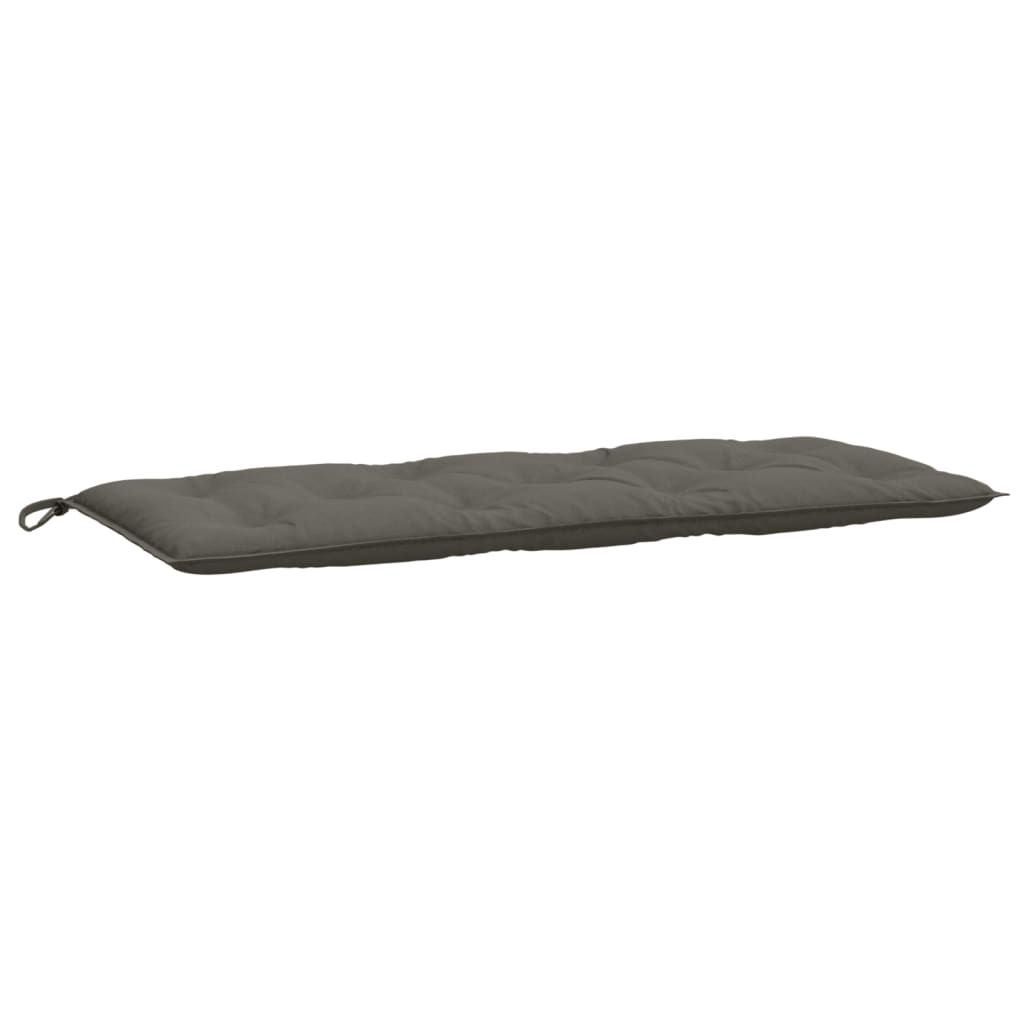 Cuscino Panca Giardino Grigio Scuro Mélange 120x50x7 cm Tessuto | homemem39