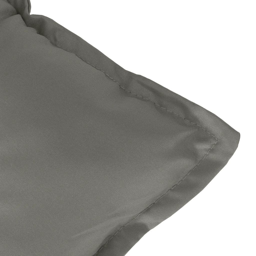 Cuscino Panca Giardino Grigio Scuro Mélange 120x50x7 cm Tessuto | homemem39