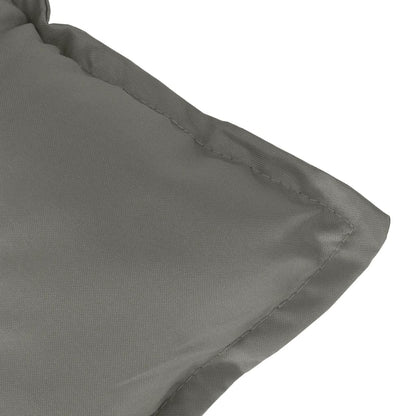 Cuscino Panca Giardino Grigio Scuro Mélange 120x50x7 cm Tessuto | homemem39