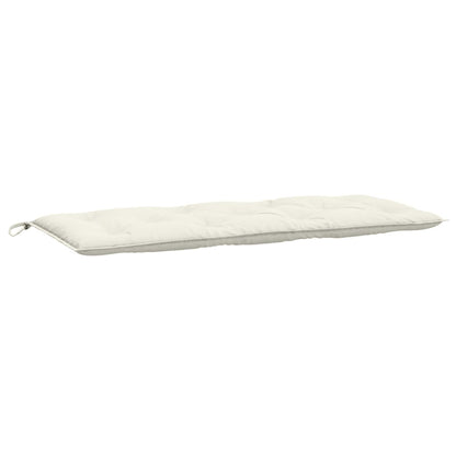 Cuscino per Panca da Giardino Crema Mélange 120x50x7cm Tessuto | homemem39