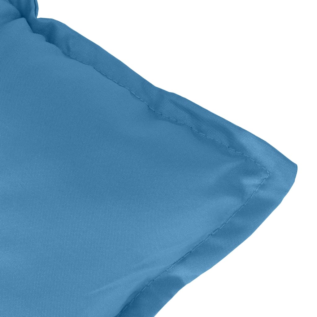 Cuscino per Panca da Giardino Blu Mélange 120x50x7cm in Tessuto | homemem39