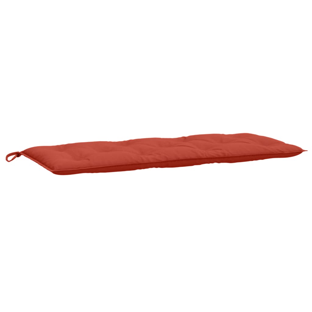 Cuscino Panca Giardino Rosso Mélange 120x50x7cm Tessuto | homemem39
