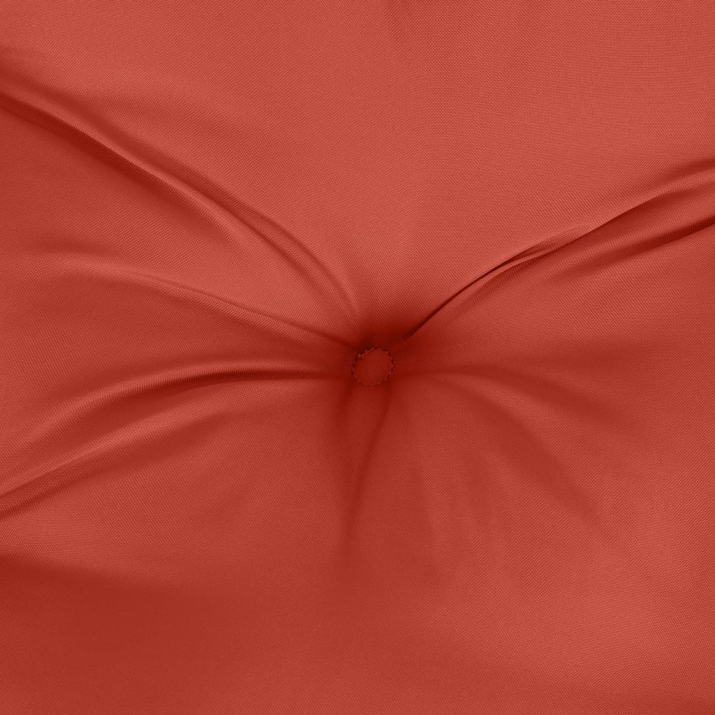 Cuscino Panca Giardino Rosso Mélange 120x50x7cm Tessuto | homemem39