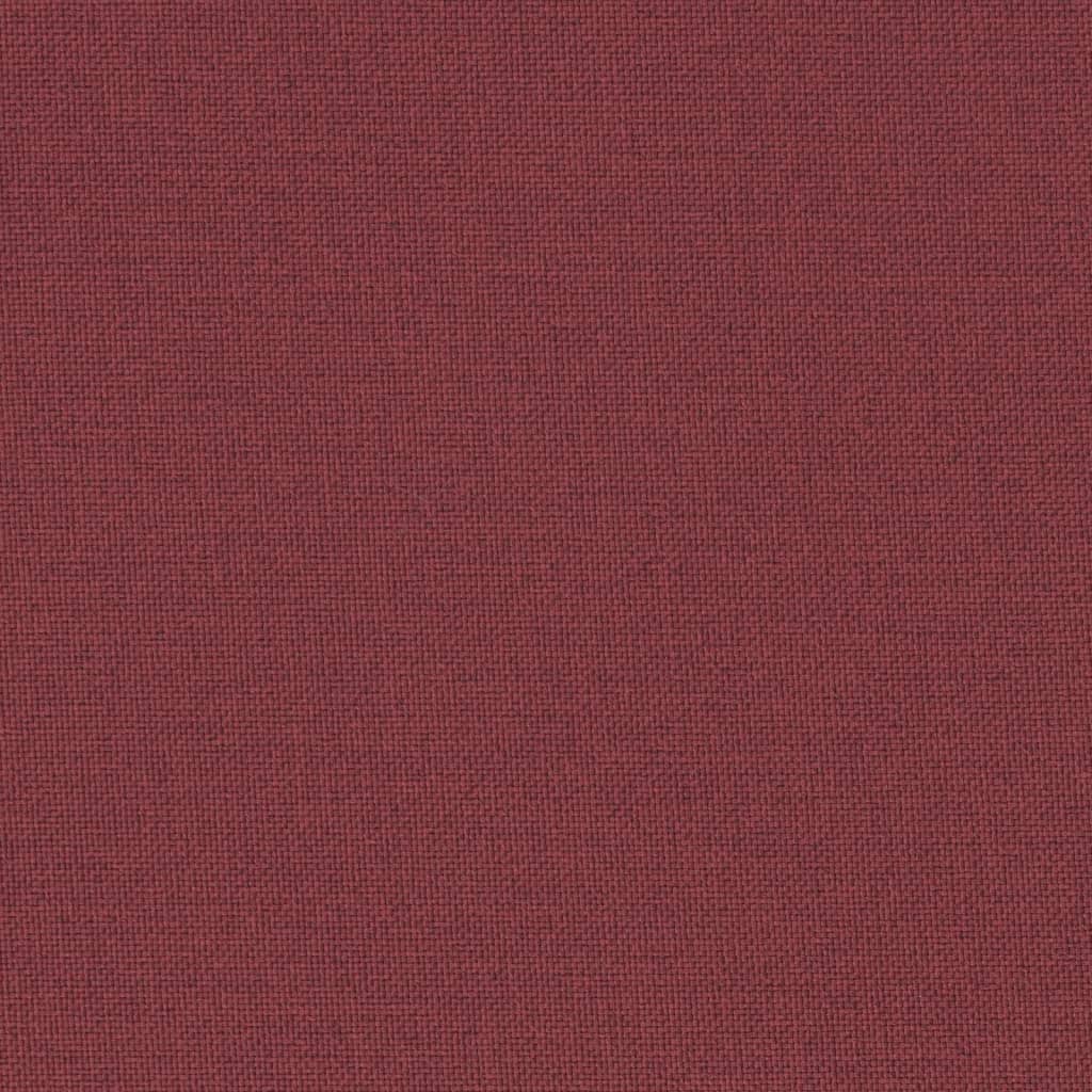 Cuscino Panca Giardino Rosso Vino Mélange 120x50x7cm Tessuto | homemem39