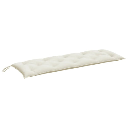 Cuscino per Panca da Giardino Crema Mélange 150x50x7 cm Tessuto | homemem39