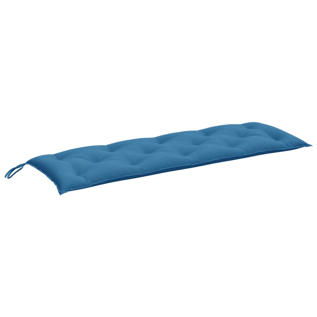 Cuscino Panca da Giardino Blu Mélange 150x50x7 cm in Tessuto | homemem39