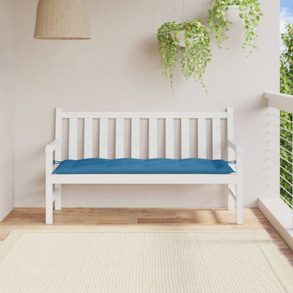 Cuscino Panca da Giardino Blu Mélange 150x50x7 cm in Tessuto | homemem39
