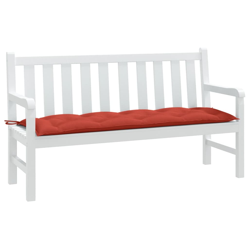 Cuscino Panca da Giardino Rosso Mélange 150x50x7 cm in Tessuto | homemem39