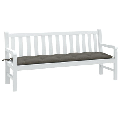 Cuscino Panca Giardino Grigio Scuro Mélange 180x50x7 cm Tessuto | homemem39