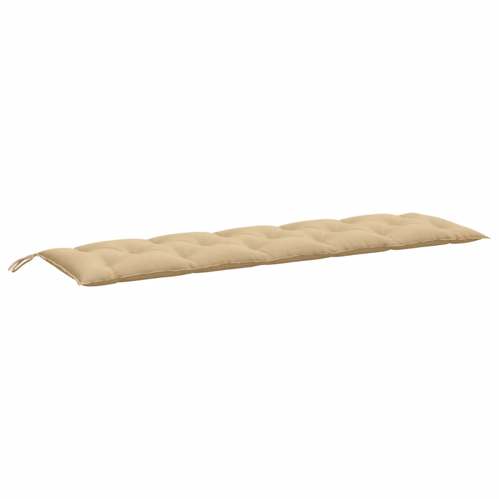 Cuscino Panca da Giardino Beige Mélange 180x50x7 cm in Tessuto | homemem39