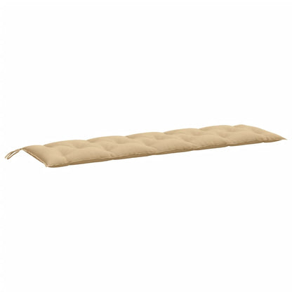 Cuscino Panca da Giardino Beige Mélange 180x50x7 cm in Tessuto | homemem39