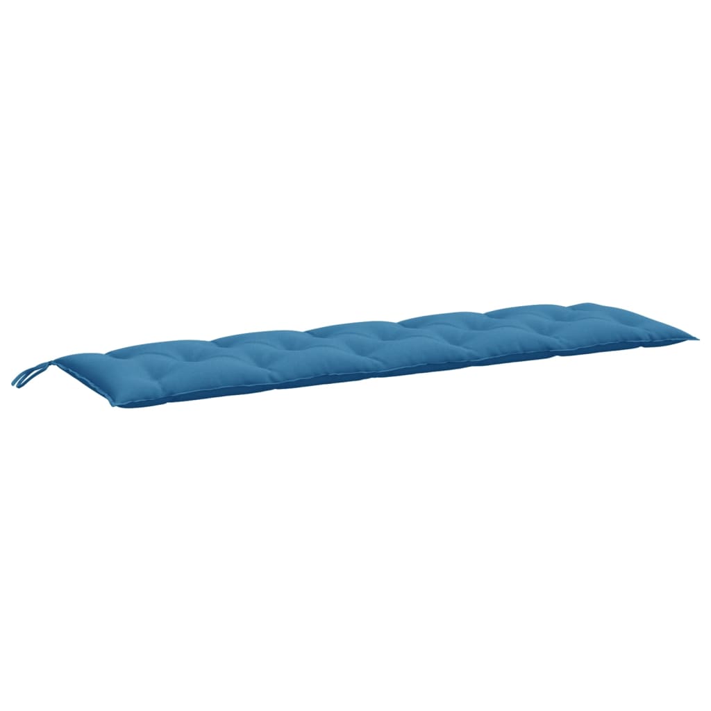 Cuscino Panca da Giardino Blu Mélange 180x50x7 cm in Tessuto | homemem39