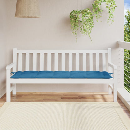 Cuscino Panca da Giardino Blu Mélange 180x50x7 cm in Tessuto | homemem39