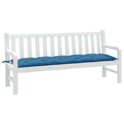 Cuscino Panca da Giardino Blu Mélange 180x50x7 cm in Tessuto | homemem39