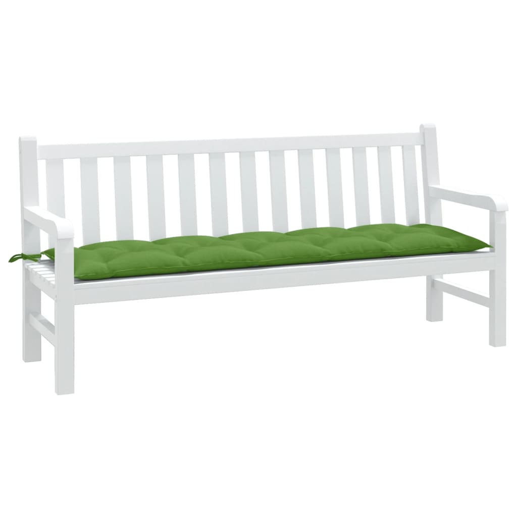 Cuscino Panca da Giardino Verde Mélange 180x50x7 cm in Tessuto | homemem39