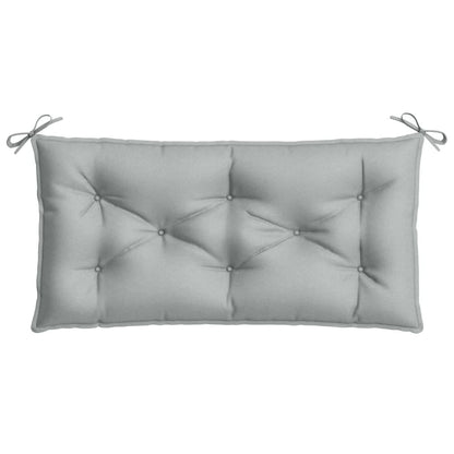 Cuscini Panca Giardino 2pz Grigio Chiaro Mélange 100x50x7 cm | homemem39