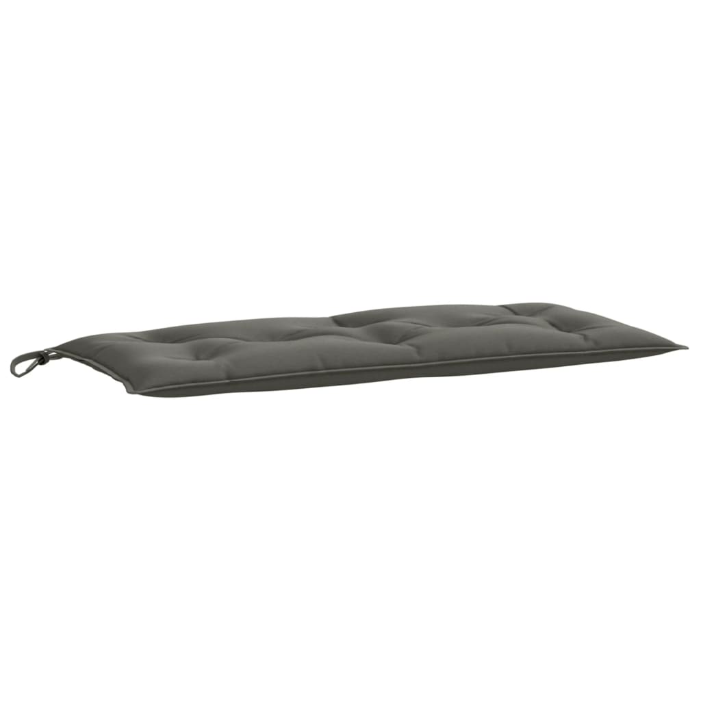 Cuscini Panca Giardino 2pz Grigio Scuro Mélange 100x50x7 cm