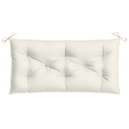 Cuscini Panca Giardino 2pz Crema Mélange 100x50x7cm Tessuto | homemem39