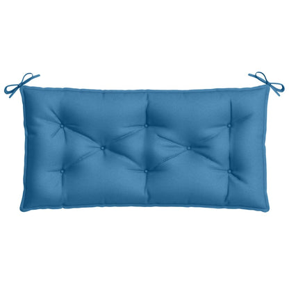 Cuscini Panca Giardino 2pz Blu Mélange 100x50x7cm Tessuto | homemem39