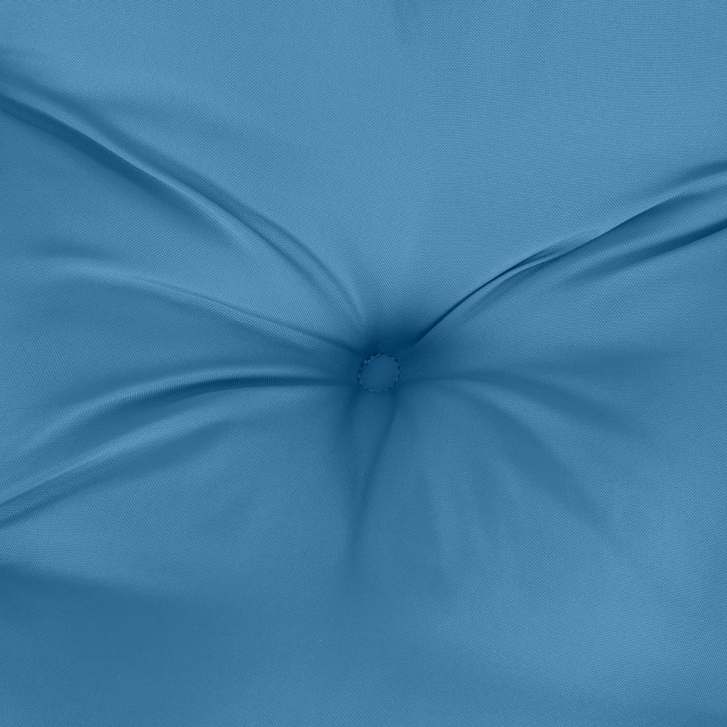 Cuscini Panca Giardino 2pz Blu Mélange 100x50x7cm Tessuto | homemem39
