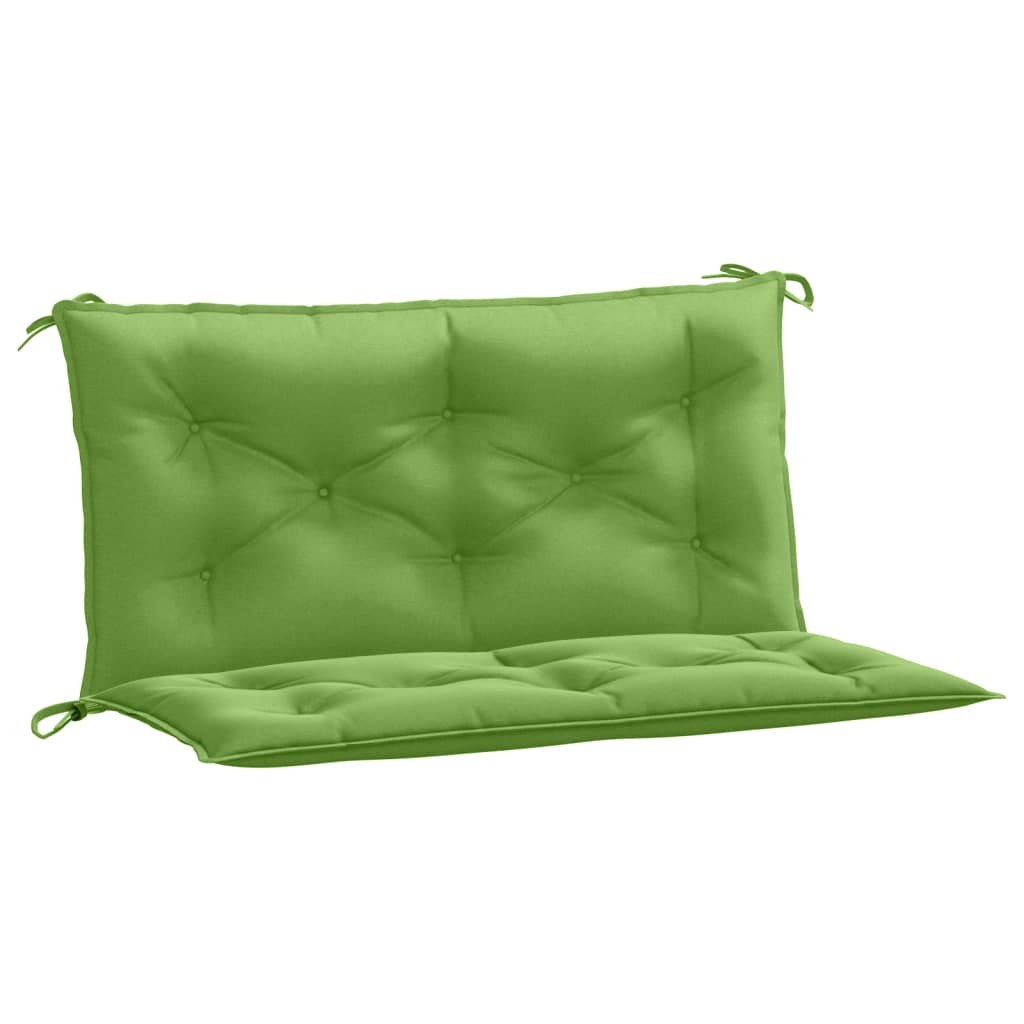 Cuscini Panca Giardino 2pz Verde Mélange 100x50x7cm Tessuto | homemem39