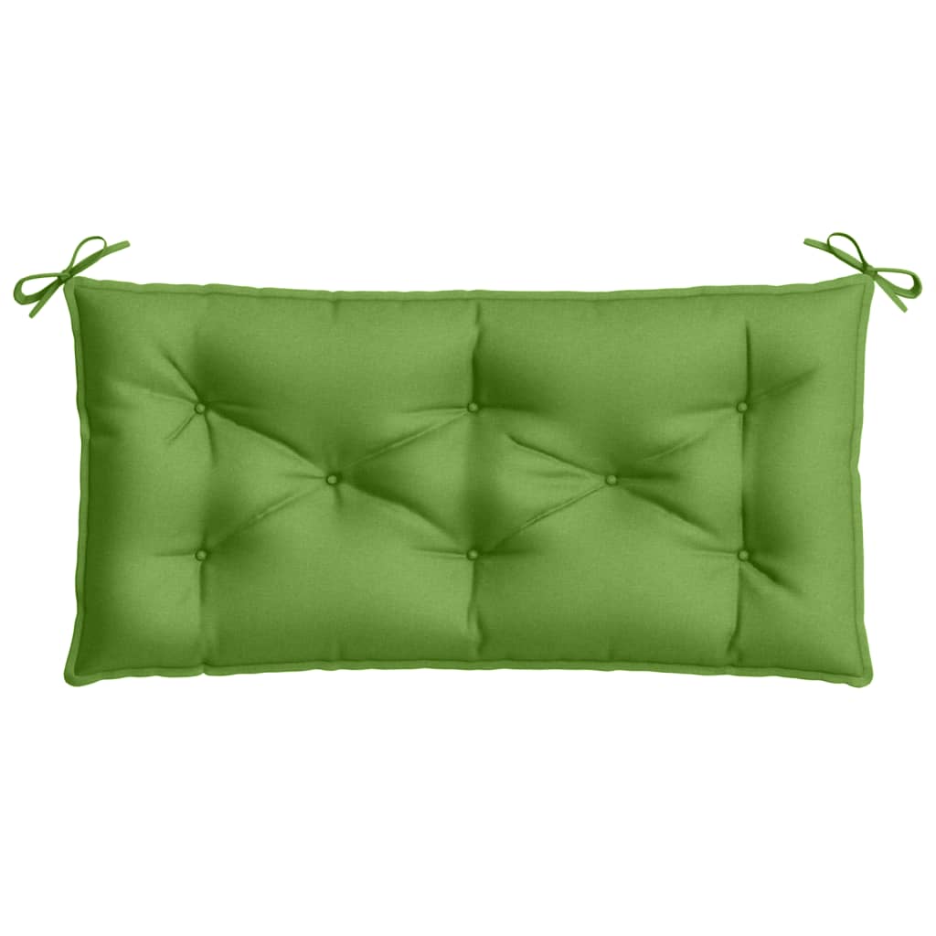 Cuscini Panca Giardino 2pz Verde Mélange 100x50x7cm Tessuto | homemem39