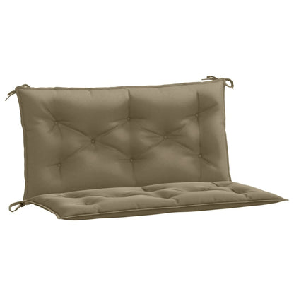 Cuscini Panca Giardino 2pz Tortora Mélange 100x50x7cm Tessuto | homemem39