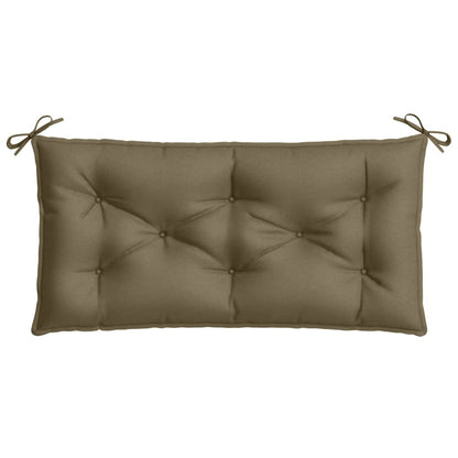 Cuscini Panca Giardino 2pz Tortora Mélange 100x50x7cm Tessuto | homemem39