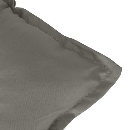 Cuscini Panca Giardino 2pz Grigio Scuro Mélange 120x50x7 cm | homemem39