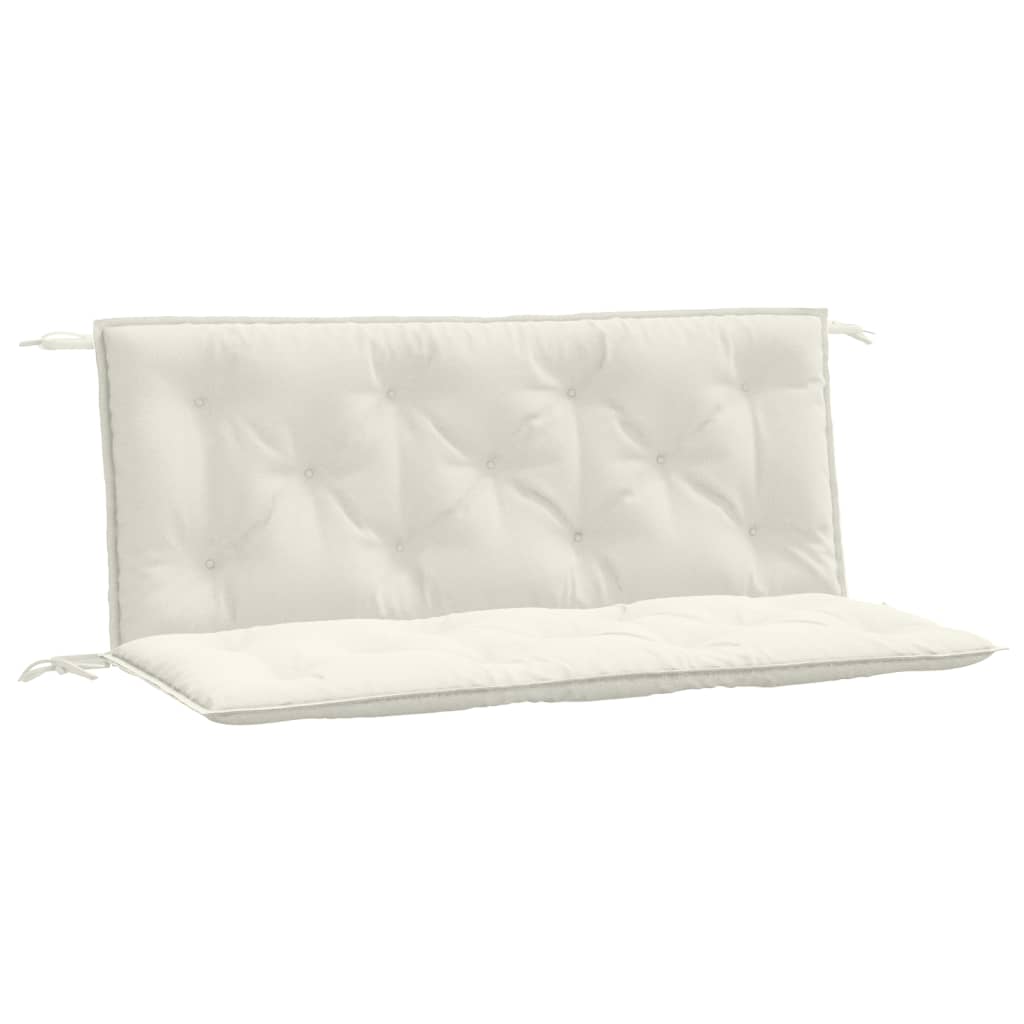 Cuscini Panca Giardino 2pz Crema Mélange 120x50x7 cm in Tessuto | homemem39