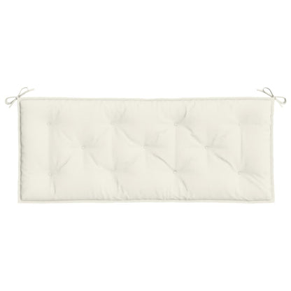 Cuscini Panca Giardino 2pz Crema Mélange 120x50x7 cm in Tessuto | homemem39