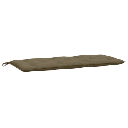 Cuscini Panca Giardino 2pz Tortora Mélange 120x50x7 cm Tessuto | homemem39