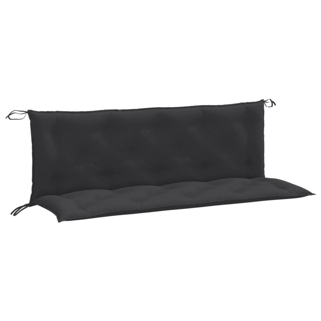 Cuscini Panca Giardino 2pz Antracite Mélange 150x50x7cm Tessuto | homemem39