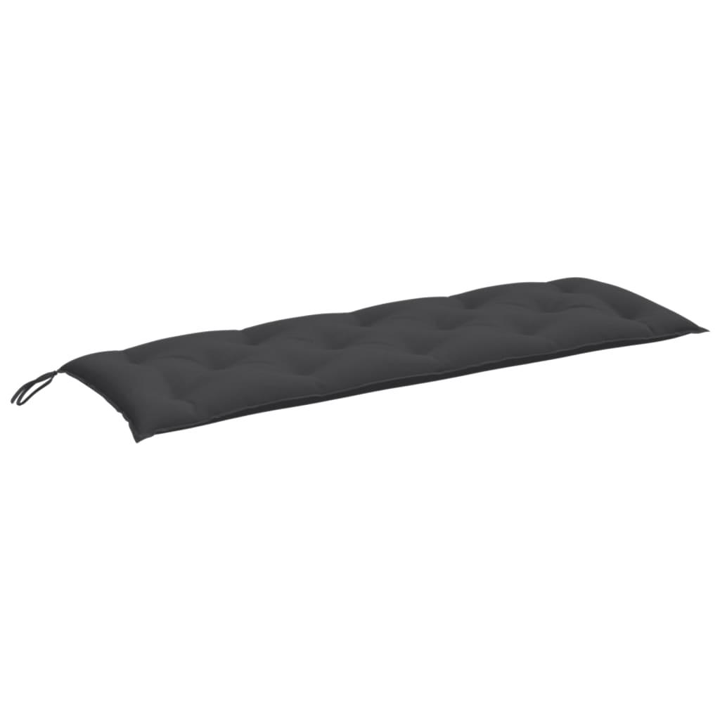 Cuscini Panca Giardino 2pz Antracite Mélange 150x50x7cm Tessuto | homemem39